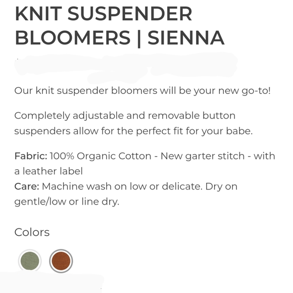 Goumi suspender bloomers - Picture 2 of 3